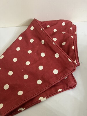 Pottery Barn polka dot pillow cover-image