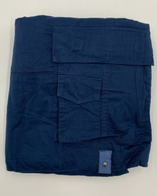 Pottery Barn Teen Boys Classic Cotton Metro Duvet Cover Navy Blue Twin #8411-image