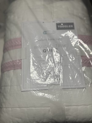 Pottery Barn Braided Trim Quilt-image