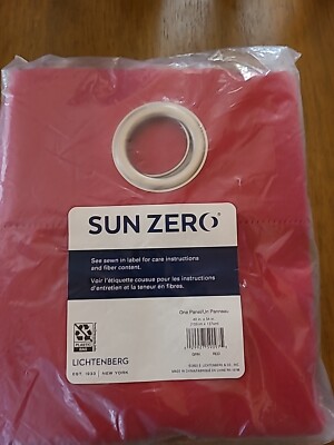Lot of 2 Sun Zero Nolan Blackout Grommet Curtain Panels 40