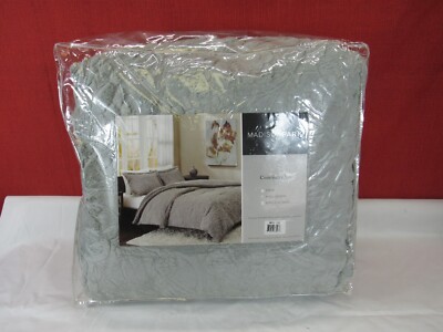 Madison Park Norfolk 3-Pc. Reversible Full/Queen Grey Comforter T4102104-image