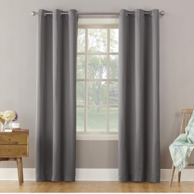 Sun Zero Becca Energy Efficient Grommet Curtain Panel, 40