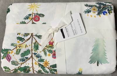 NEW Pottery Barn Christmas in the Country Full/Queen Duvet Cover 035-image