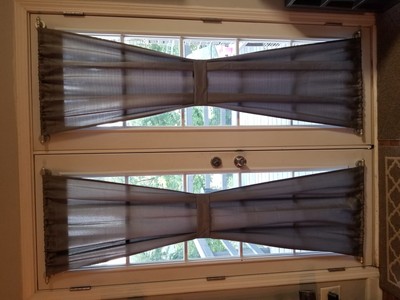 Door Sidelight Curtain 26 X 72 Panel Barrow Efficient Rod Pocket Barrow Energy  -image