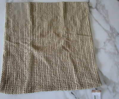 Pottery Barn Honeycomb driftwood pillow cover 24 New w tag-image