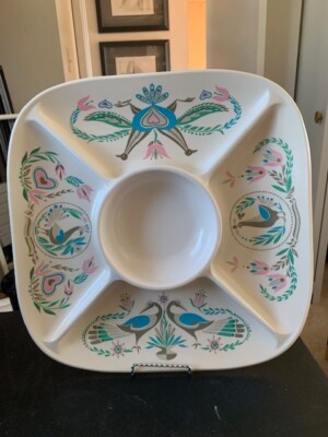 VTG WAVERLY PRODUCTS PENNA DUTCH CHIP/DIP TRAY-image