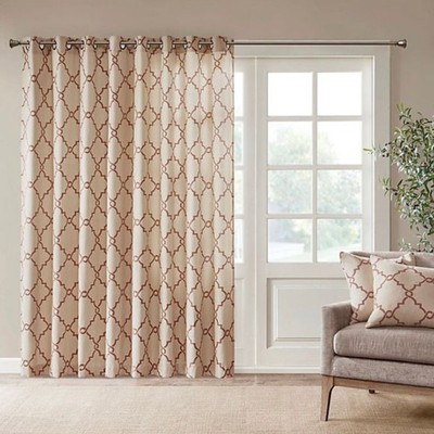 Madison Park Saratoga Grommet Window Panel Curtain Drapes New 50x 84-image