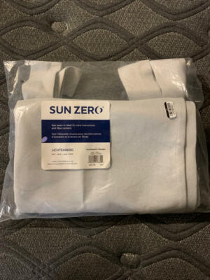 Sun Zero Mariah Energy Saving Blackout 84-Inch Tab Top Panel in Silver Gray-image