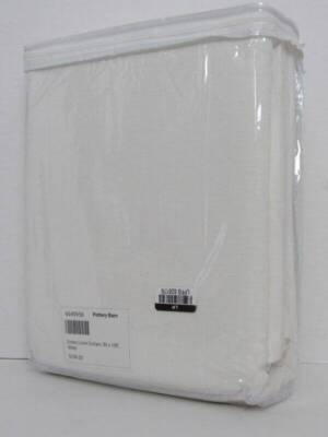 Pottery Barn Emery Linen Curtains Cotton lined, 50