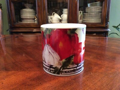 Gourmet Village Dip Chiller Porcelain Large Bright Veg Motif (NO LID)-image