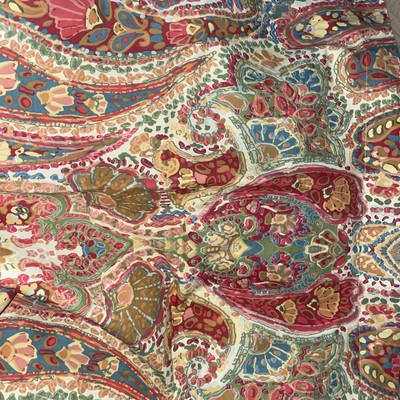 POTTERY BARN Rosalie Paisley Kng Duvet Cover 1 Standard Sham-image