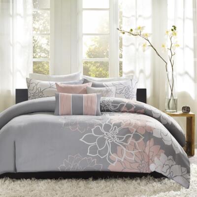 100% Cotton Sateen Printed 6pcs Duvet Cover Set,MP12-5674-image