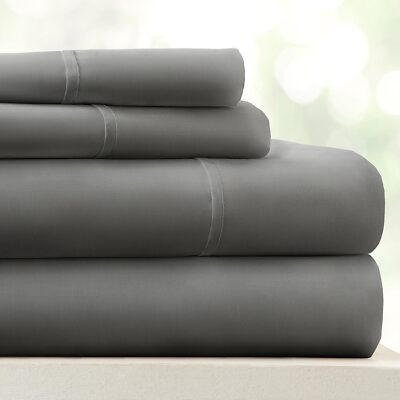 Linen Market Bed Sheets for Queen Size (Gray) - Sleep Better Queen, Gray -image