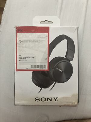 Sony MDR-ZX110NC Wired Over the Ear Headphones - Black-image