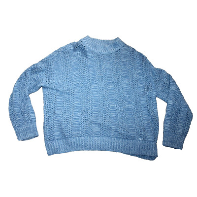 Womens Sweater Size XL Loose knit Sweater Pullover 3/4 Sleeve DIP-image