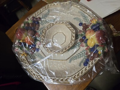 Fitz & Floyd Vegetable And Dip Tray-image