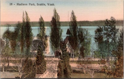 Postcard Madison Park Seattle Washington-image