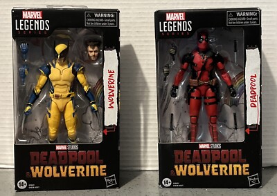 Marvel Legends DEADPOOL & WOLVERINE Movie Lot of 2 - New Sealed-image