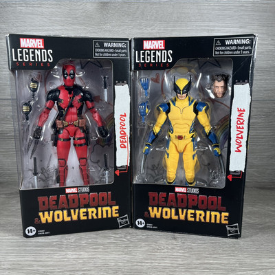 Marvel Legends Marvel Studios Deadpool And Wolverine Wave 2 Figure Set Lot Of 2-image