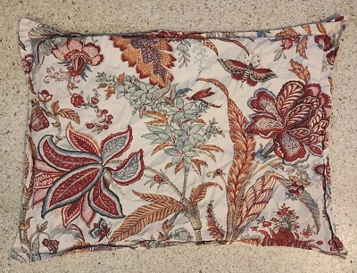 1 Pottery Barn Caesarea Botanical Standard Pillow Sham 100% Organic Cotton-image