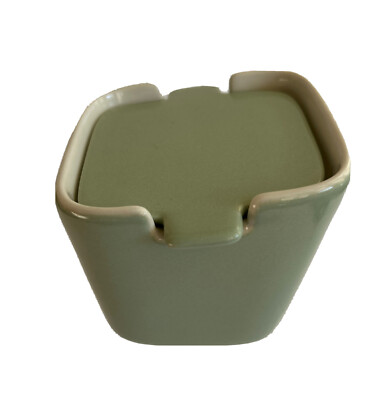 Dansk Graves Studio Fern Indigo Sage Green Sugar Bowl & Lid Contempory Elegance-image