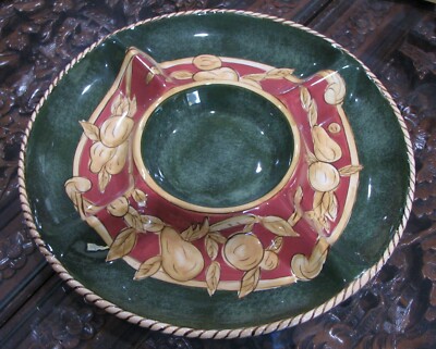 AMERICAN ATELIER NOEL 3399 LARGE CHIP AND DIP SERVER-image