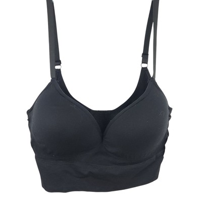 New Dip Wireless Bra 2X Black, Adjustable Straps-image