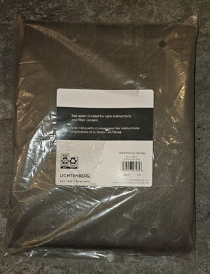 Sun Zero Grant Rod Pocket Top Curtain One Panel, 54″ x 84″- Steel Gray-image