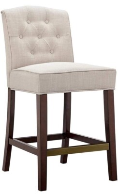 Madison Park Marian Tufted Counter Stool Tan (FPF20-0395)-image