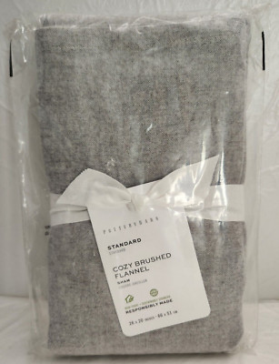 Pottery Barn Standard Cozy Brushed Flannel 1-Sham 26