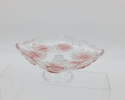 Studio Nova Platter Footed Plate Bouquet Crystal Pansy Bon Bon Germany-image