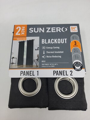 Sun Zero Arlo Blackout Two Grommet Panels 40