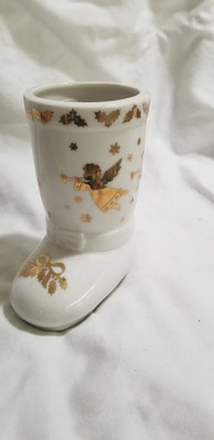 Studio Nova Ceramic Boot Golden Angel Boot MZ 434  Boot Vase Holiday Christmas-image
