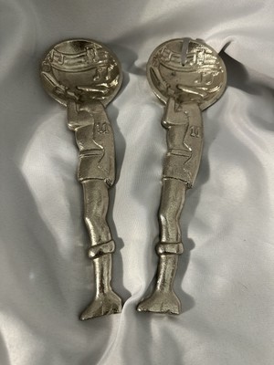 Pottery Barn 11 Pipers Piping Christmas Serving Ware Utensils Holiday Heavy-image