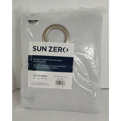 Sun Zero Energy Saving Blackout Grommet Curtain Panel 54