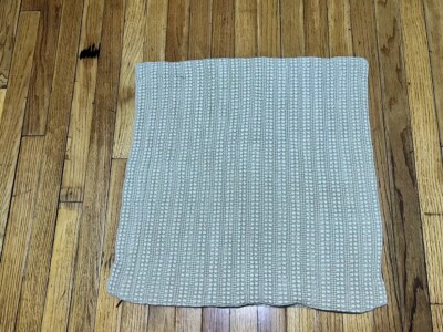 Pottery Barn Khaki Matelasse Cotton Euro Sham 24