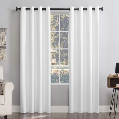 Sun Zero Columbia Thermal Insulated Blackout Grommet Curtain 1 Panel,50