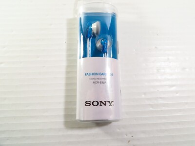 Sony MDR-E9LP Stereo Earphones Fashing EarBuds Lightweight - Aqua Blue-image