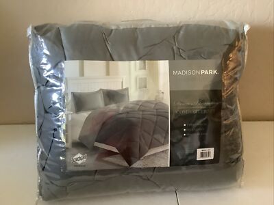 Madison Park Essentials Gray Twin Comforter Set-image