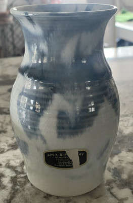 Oregon Studio Art Pottery Stoneware Vase APEX II Mossy Creek Tom and Jo Davis-image