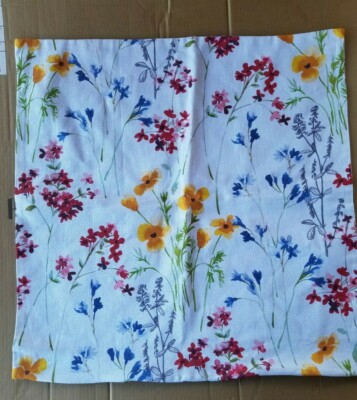 Pottery Barn Maggie Print Pillow Cover Floral 24