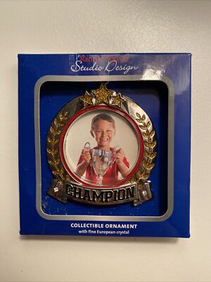 Champion Photo Frame Collectible Ornament - Regent Square Studio Design-image