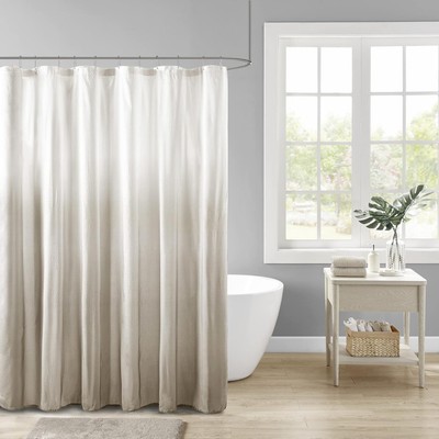 Madison Park Ara Shower Curtain, Seersucker 72