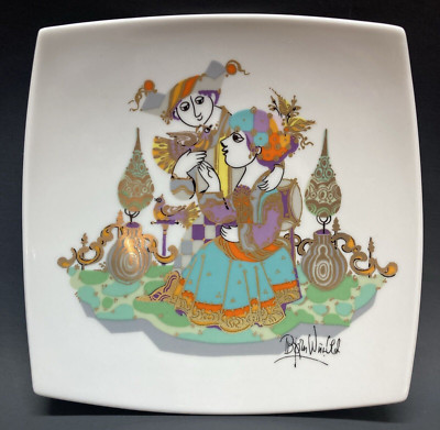 Bjorn Wiinblad Commedia dell' Arte Rothenthal Studio Linie Germany Dish Bowl-image