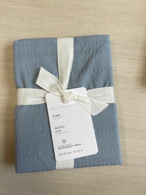 HARD TO FIND!  Pottery Barn King Noah Sham- 2 PACK! 36