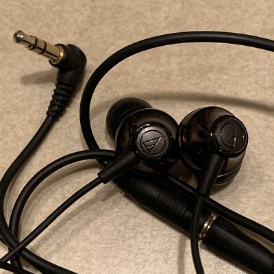 Audio Technica ATH-CKM55 Dynamic Inner Ear Headphones - BLACK-image