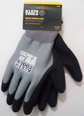Klein Tools Winter Cold Weather Dipped Knit Gloves - XL - 60390 - Combo Ship-image