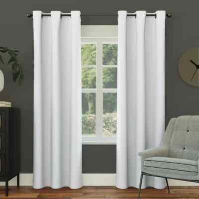 Sun Zero Blackout Grommet Single Curtain Panel, 40