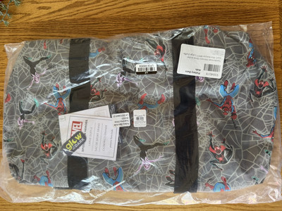 Pottery barn kids Spider-Man heroes glow in dark McKenzie large duffle Marvel-image