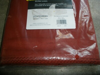 NEW Sun Zero Rod Pocket Room Darkening Window Valance 54